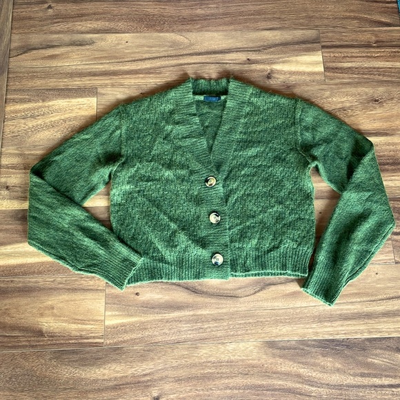 ATM Anthony Thomas Melillo Sweaters - ATM NWOT Green Boxy Cardigan